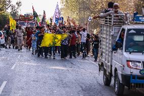 Anti Israel Protest In Kashmir