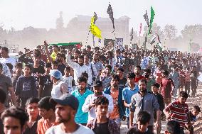 Anti Israel Protest In Kashmir