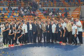 Veszprem Team Winning The Final Of The Men's Club Handball World Championship