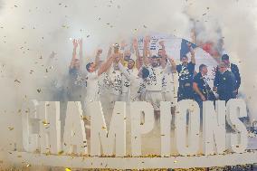 Veszprem Team Winning The Final Of The Men's Club Handball World Championship