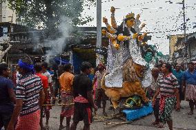 Durga Puja Festival In Kolkata.