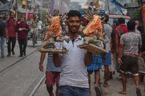 Durga Puja Festival In Kolkata.