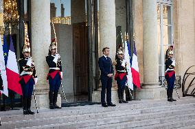 Emmanuel Macron Welcomes Congo's President Félix Tshisekedi At The Elysée Palace