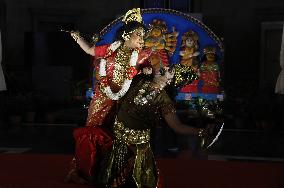 Dancers Perform ''Durgotsab''In West Bengal 2024, Kolkata