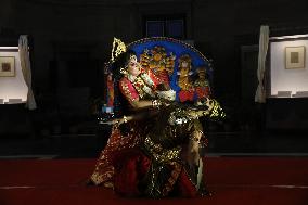 Dancers Perform ''Durgotsab''In West Bengal 2024, Kolkata