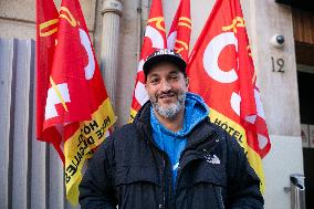 9th Day Of Strike Action At The Prince De Galles Hotel - Paris