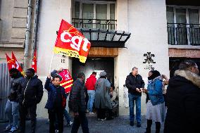 9th Day Of Strike Action At The Prince De Galles Hotel - Paris