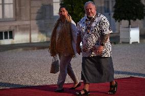 Dinner for the 19th Francophonie Summit at the Elysee