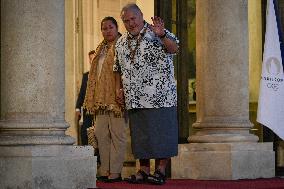 Dinner for the 19th Francophonie Summit at the Elysee