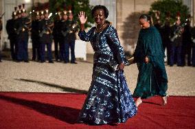 Dinner for the XIX Francophonie Summit at the Elysee FA