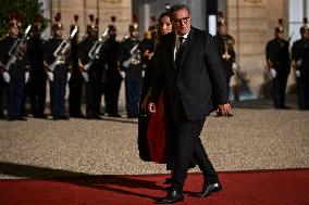 Dinner for the XIX Francophonie Summit at the Elysee FA