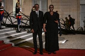 Dinner for the XIX Francophonie Summit at the Elysee FA