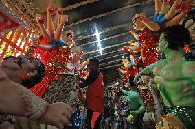 Durga Puja Festival Preparation In Jaipur