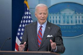 DC: President Biden hold an Economic Situation press briefing