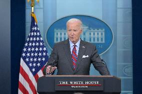 DC: President Biden hold an Economic Situation press briefing