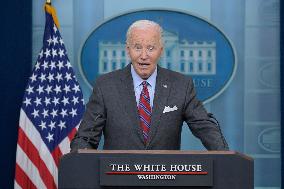 DC: President Biden hold an Economic Situation press briefing