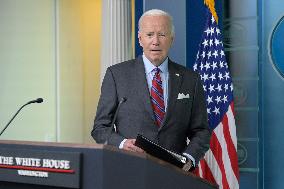 DC: President Biden hold an Economic Situation press briefing