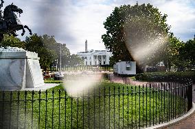 Stared Building The Viewing Stand  For The 2025 Inauguration