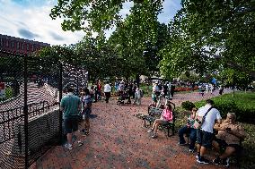 Stared Building The Viewing Stand  For The 2025 Inauguration