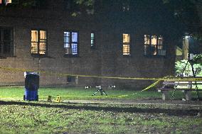 39-year-old Man Fatally Shot Outside Of A NYCHA Housing Complex In The Flushing Section Of Queens New York City