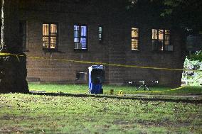 39-year-old Man Fatally Shot Outside Of A NYCHA Housing Complex In The Flushing Section Of Queens New York City