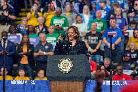 Kamala Harris Campaign Rally - Michigan