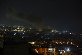 Israeli airstrikes in the southern suburbs of Beirut