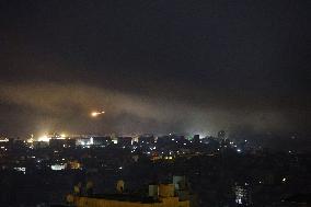 Israeli airstrikes in the southern suburbs of Beirut