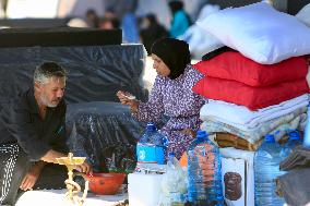 Displaced Lebanon People In Sidon