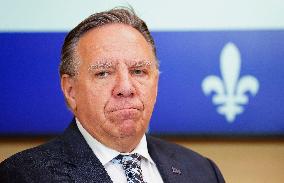 Francois Legault At Francophonie Summit - Paris