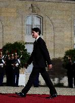 Justin Trudeau And Canadian Officials Arrive At Elysee - Paris