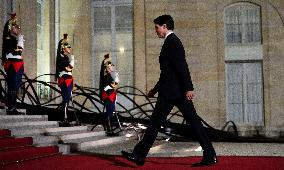 Justin Trudeau And Canadian Officials Arrive At Elysee - Paris