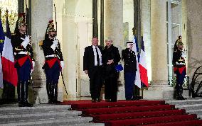 Justin Trudeau And Canadian Officials Arrive At Elysee - Paris