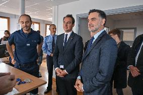 Laurent Saint Martin Visits GRITT - France