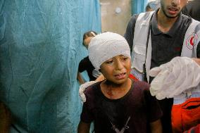 Palestinian Children al-Aqsa Martyrs Hospital - Gaza