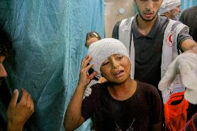 Palestinian Children al-Aqsa Martyrs Hospital - Gaza