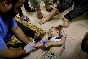 Palestinian Children al-Aqsa Martyrs Hospital - Gaza