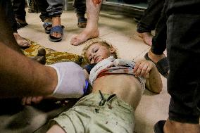 Palestinian Children al-Aqsa Martyrs Hospital - Gaza