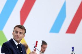 Emmanuel Macron At The 19th Summit of the Francophonie - Paris