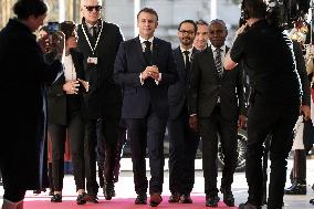 Emmanuel Macron At The 19th Summit of the Francophonie - Paris