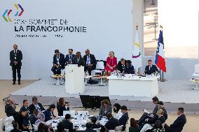 Emmanuel Macron At The 19th Summit of the Francophonie - Paris