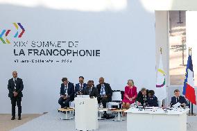 Emmanuel Macron At The 19th Summit of the Francophonie - Paris