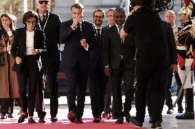 Emmanuel Macron At The 19th Summit of the Francophonie - Paris