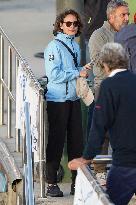 King Juan Carlos, Infanta Elena And Laurence Debray At Marina - Spain