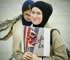 Palestine Rally In Warsaw