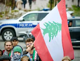 Palestine Rally In Warsaw