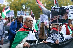 Stop Genocide Rally In support of Palestine And Lebanon - Paris