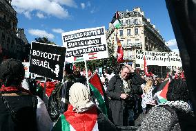 Stop Genocide Rally In support of Palestine And Lebanon - Paris