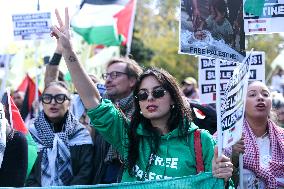 Stop Genocide Rally In support of Palestine And Lebanon - Paris