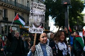 Stop Genocide Rally In support of Palestine And Lebanon - Paris